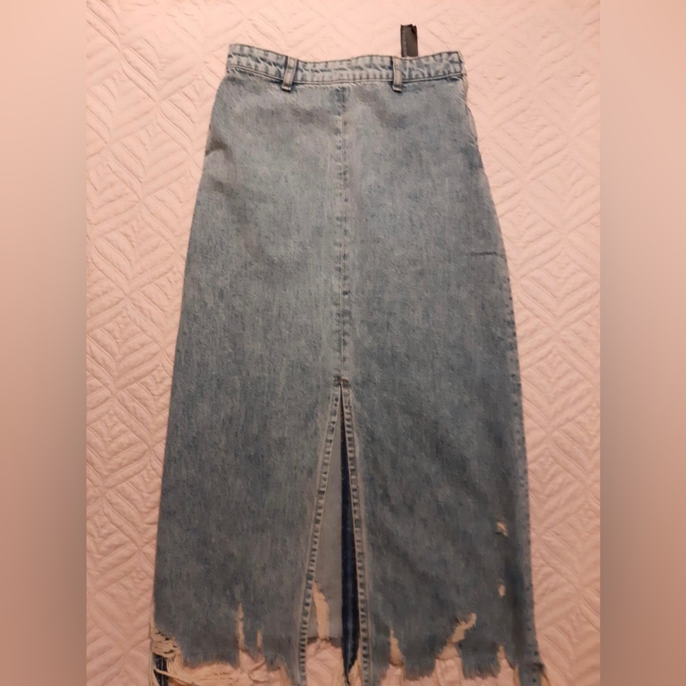Blue jeans denim ZARA skirt
